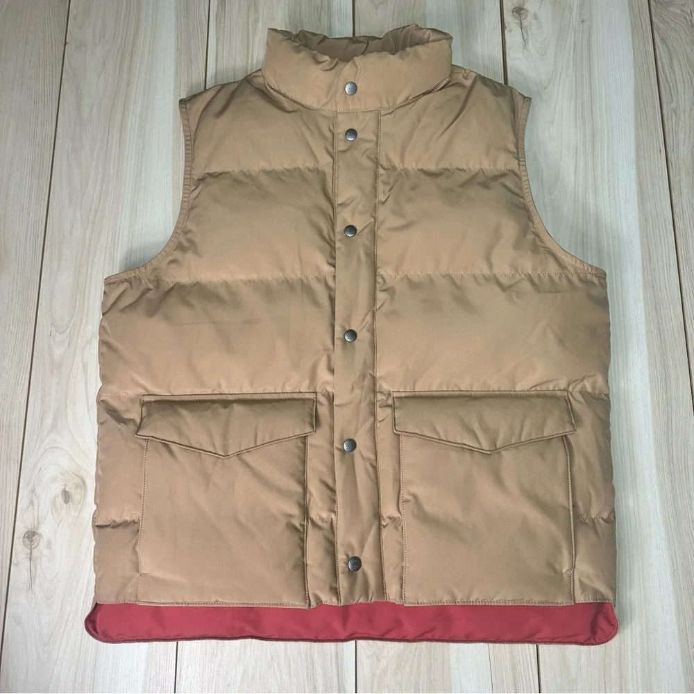 Alpine Design Men's L 1962 Thermolite Puffer Vest In Sahara‎ Sand Color NEW $88